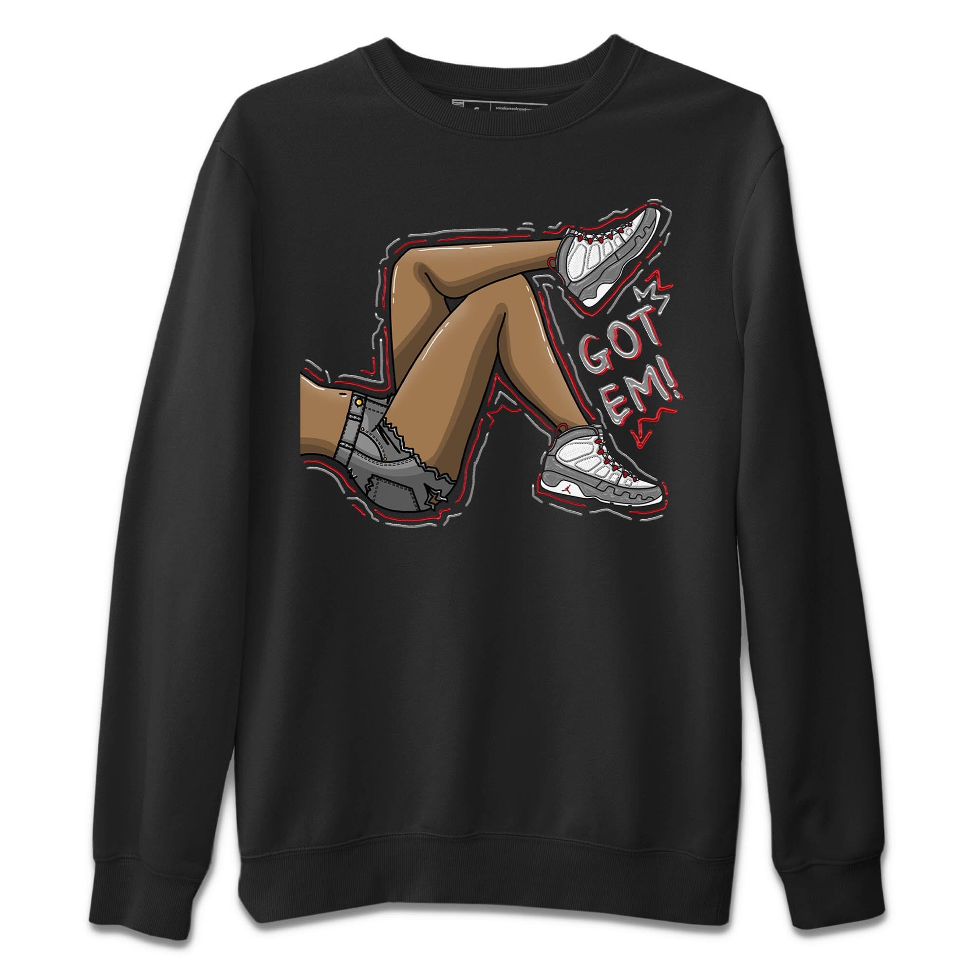 Jordan 9 Fire Red Sneaker Match Tees Got Em Legs Sneaker Tees Jordan 9 Fire Red Sneaker Release Tees Unisex Shirts
