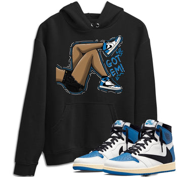 Jordan 1 Travis Scott Fragment Sneaker Match Tees Got Em Legs Sneaker Tees Jordan 1 Travis Scott Fragment Sneaker Release Tees Unisex Shirts