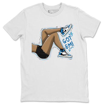 Jordan 1 Travis Scott Fragment Sneaker Match Tees Got Em Legs Sneaker Tees Jordan 1 Travis Scott Fragment Sneaker Release Tees Unisex Shirts