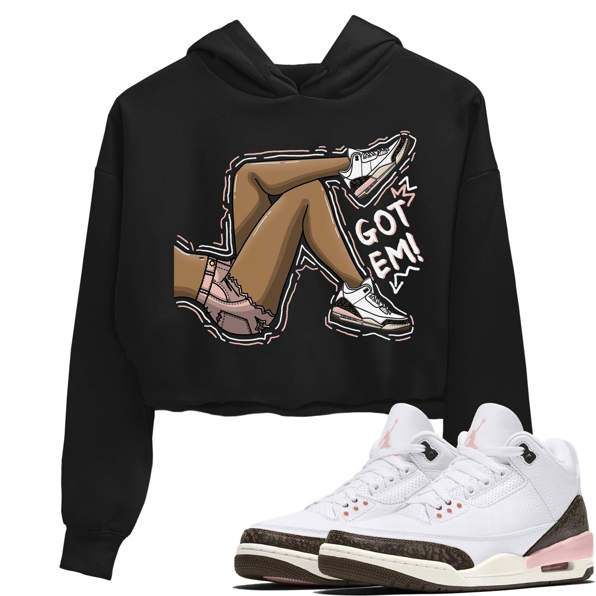Jordan 3 Atmosphere Sneaker Match Tees Got Em Legs Sneaker Tees Jordan 3 Atmosphere Sneaker Release Tees Women's Shirts