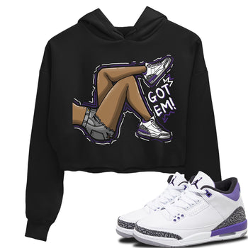Jordan 3 Dark Iris Sneaker Match Tees Got Em Legs Sneaker Tees Jordan 3 Dark Iris Sneaker Release Tees Women's Shirts