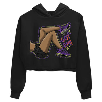 Jordan 4 Canyon Purple Sneaker Match Tees Got Em Legs Sneaker Tees Jordan 4 Canyon Purple Sneaker Release Tees Women's Shirts