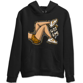 Got Em Legs sneaker match tees to Dark Curry Reverse Curry street fashion brand for shirts to match Jordans SNRT Sneaker Tees Dunk Dark Curry unisex t-shirt Black 2 unisex shirt