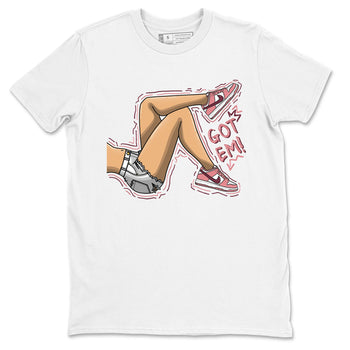Dunk Valentine's Day shirt to match jordans Got Em Legs sneaker tees Dunks Valentine's Day SNRT sneaker Release Tees unisex cotton White 2 crew neck shirt