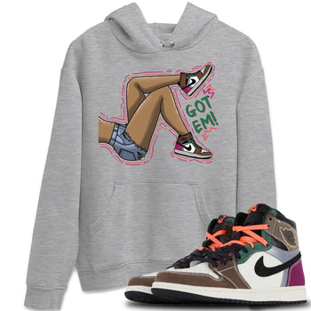 Jordan 1 Hand Crafted Sneaker Match Tees Got Em Legs Sneaker Tees Jordan 1 Hand Crafted Sneaker Release Tees Unisex Shirts