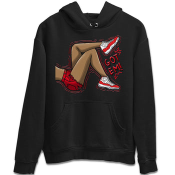 Jordan 11 Cherry Sneaker Match Tees Got Em Legs Sneaker Tees Jordan 11 Cherry Sneaker Release Tees Unisex Shirts