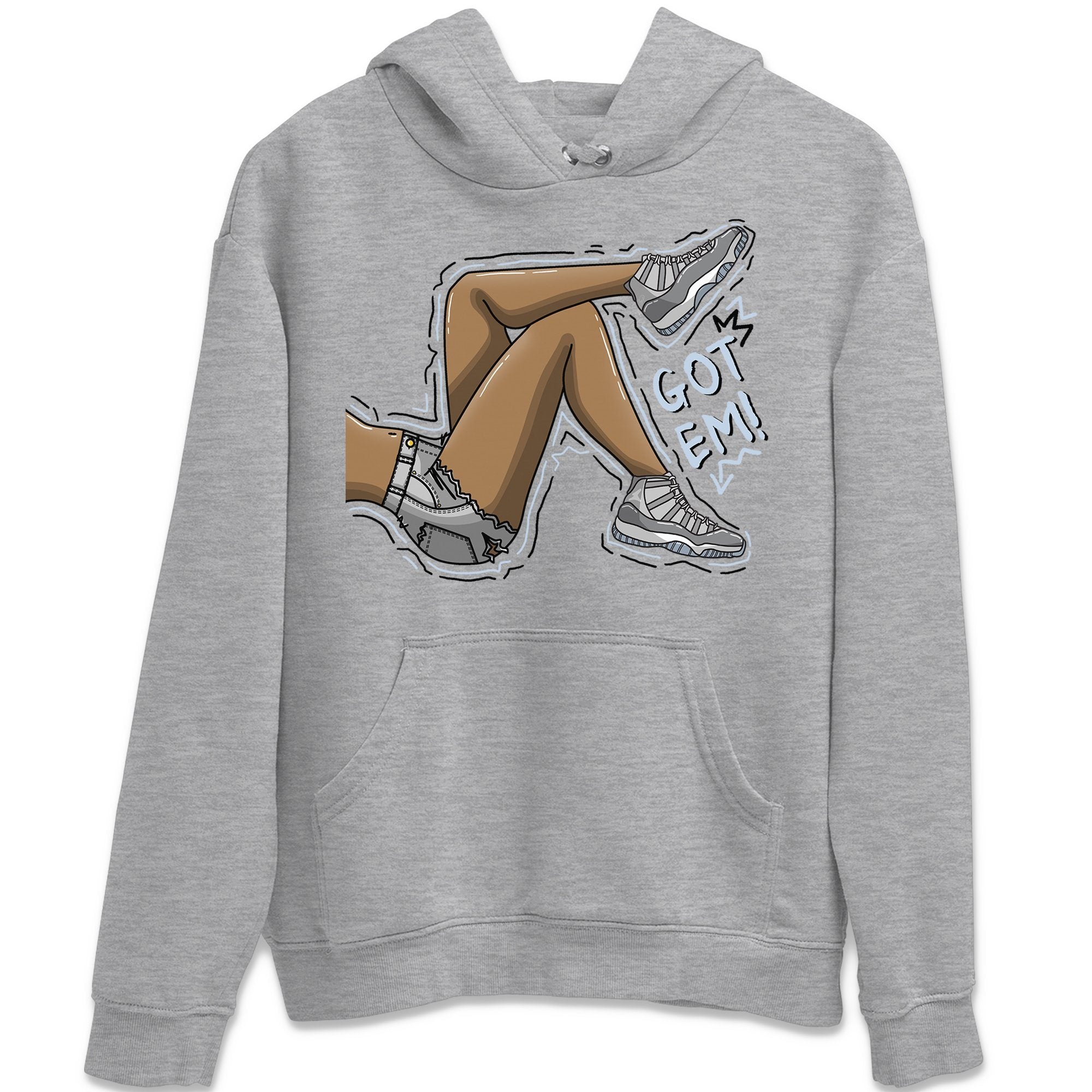 Jordan 11 Cool Grey Sneaker Match Tees Got Em Legs Sneaker Tees Jordan 11 Cool Grey Sneaker Release Tees Unisex Shirts