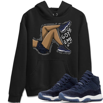 Jordan 11 Midnight Navy Sneaker Match Tees Got Em Legs Sneaker Tees Jordan 11 Midnight Navy Sneaker Release Tees Unisex Shirts