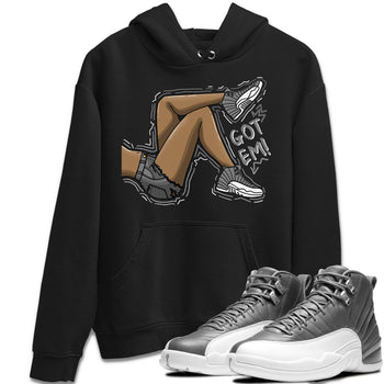 Jordan 12 Stealth Sneaker Match Tees Got Em Legs Sneaker Tees Jordan 12 Stealth Sneaker Release Tees Unisex Shirts
