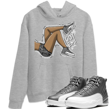 Jordan 12 Stealth Sneaker Match Tees Got Em Legs Sneaker Tees Jordan 12 Stealth Sneaker Release Tees Unisex Shirts