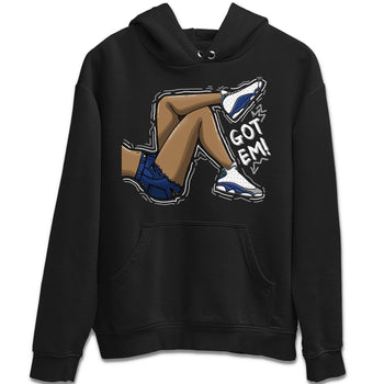 Jordan 13 French Blue Sneaker Match Tees Got Em Legs Sneaker Tees Jordan 13 French Blue Sneaker Release Tees Unisex Shirts