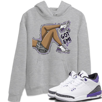 Jordan 3 Dark Iris Sneaker Match Tees Got Em Legs Sneaker Tees Jordan 3 Dark Iris Sneaker Release Tees Unisex Shirts