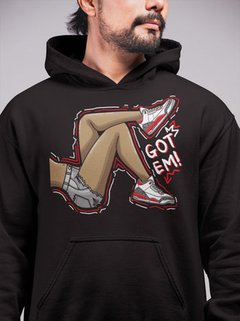 Jordan 3 Fire Red Sneaker Match Tees Got Em Legs Sneaker Tees Jordan 3 Fire Red Sneaker Release Tees Unisex Shirts