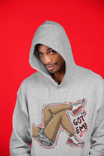 Jordan 3 Fire Red Sneaker Match Tees Got Em Legs Sneaker Tees Jordan 3 Fire Red Sneaker Release Tees Unisex Shirts