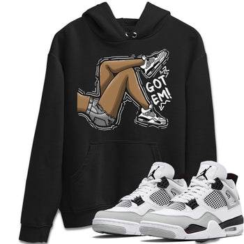 Jordan 4 Military Black Sneaker Match Tees Got Em Legs Sneaker Tees Jordan 4 Military Black Sneaker Release Tees Unisex Shirts