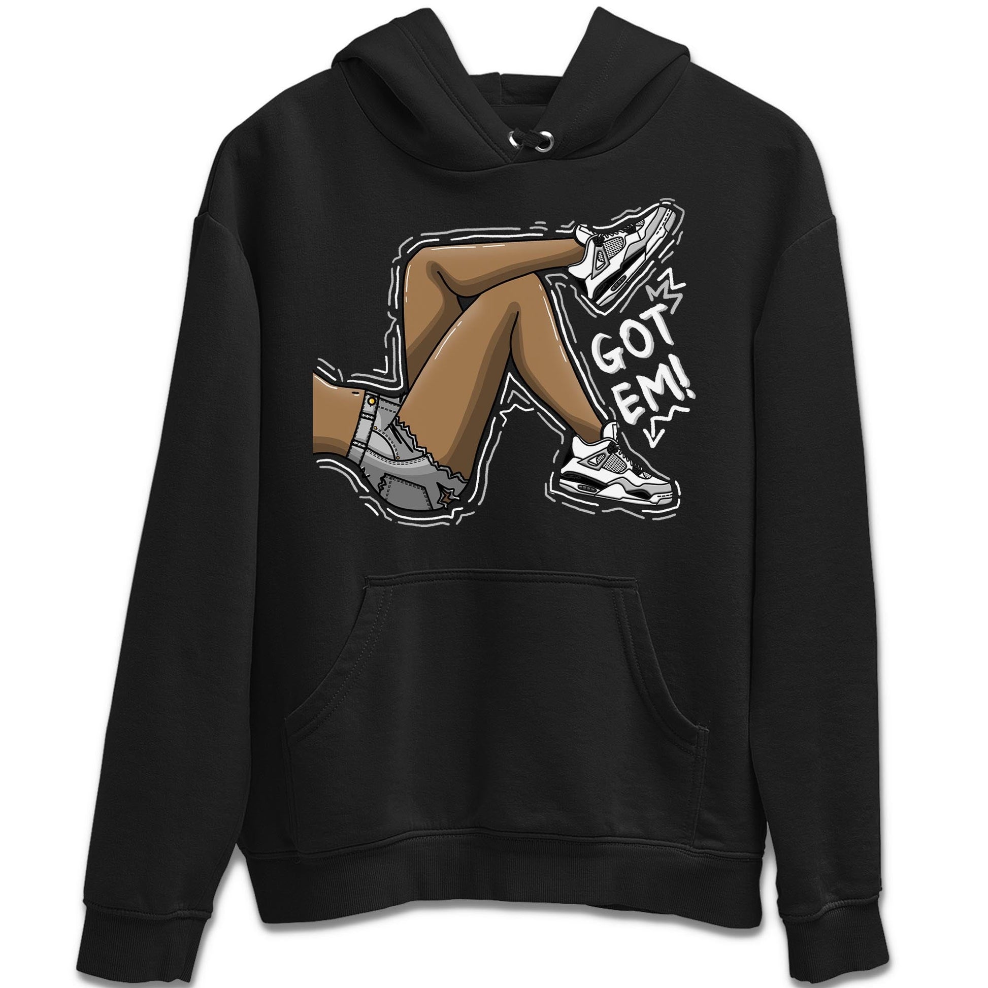 Jordan 4 Military Black Sneaker Match Tees Got Em Legs Sneaker Tees Jordan 4 Military Black Sneaker Release Tees Unisex Shirts