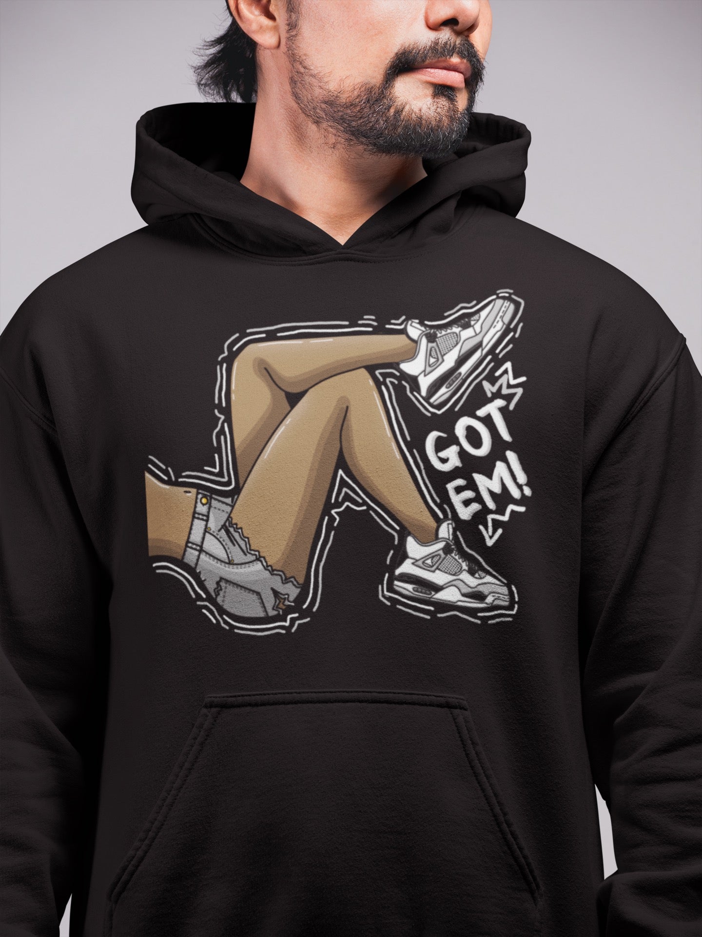 Jordan 4 Military Black Sneaker Match Tees Got Em Legs Sneaker Tees Jordan 4 Military Black Sneaker Release Tees Unisex Shirts