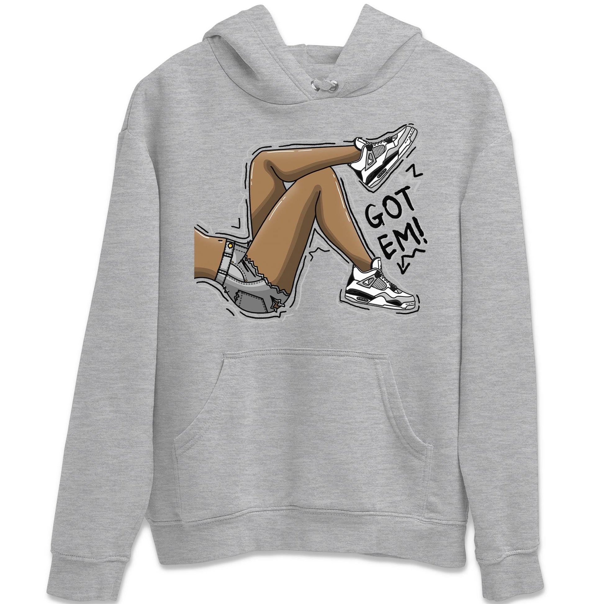 Jordan 4 Military Black Sneaker Match Tees Got Em Legs Sneaker Tees Jordan 4 Military Black Sneaker Release Tees Unisex Shirts