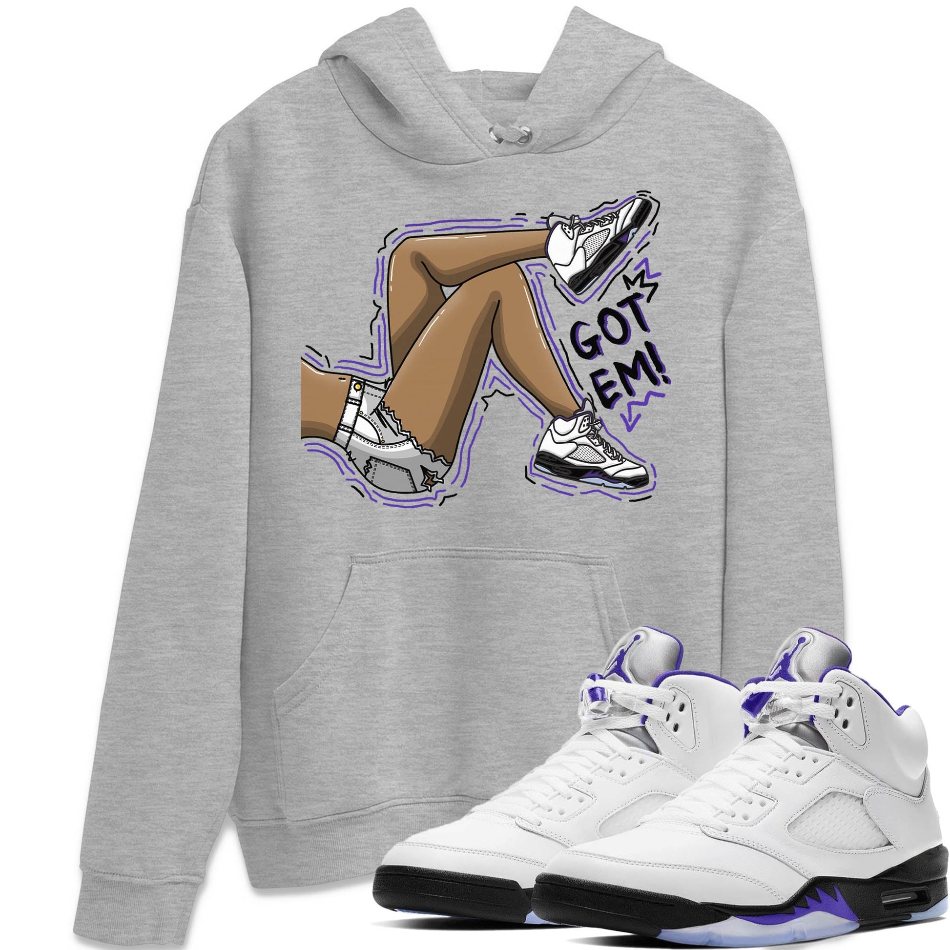 Jordan 5 Concord Sneaker Match Tees Got Em Legs Sneaker Tees Jordan 5 Concord Sneaker Release Tees Unisex Shirts