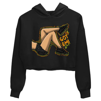 Nike Dunk Mid Premium shirt to match jordans Got Em Legs sneaker tees Nike Dunk Mid Halloween SNRT Sneaker Tees Sneaker Matching Clothing Brand Black 2 Crop T-Shirt