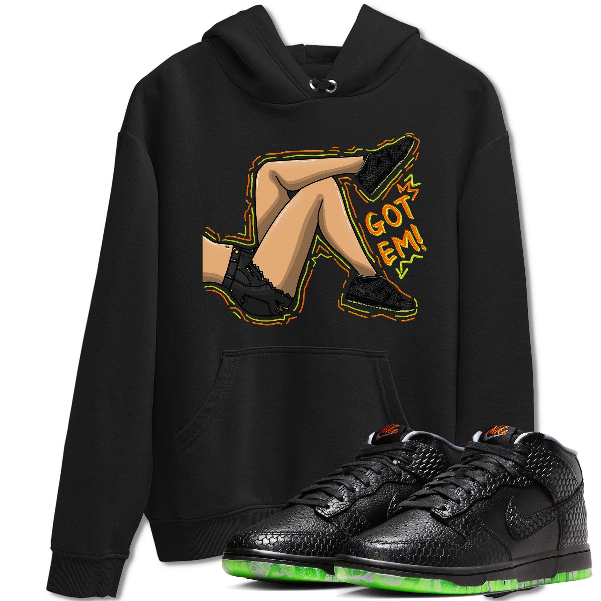 Nike Dunk Mid Premium shirt to match jordans Got Em Legs sneaker tees Nike Dunk Mid Halloween SNRT Sneaker Tees Sneaker Matching Clothing Brand Unisex Sneaker Tee Black 1 T-Shirt