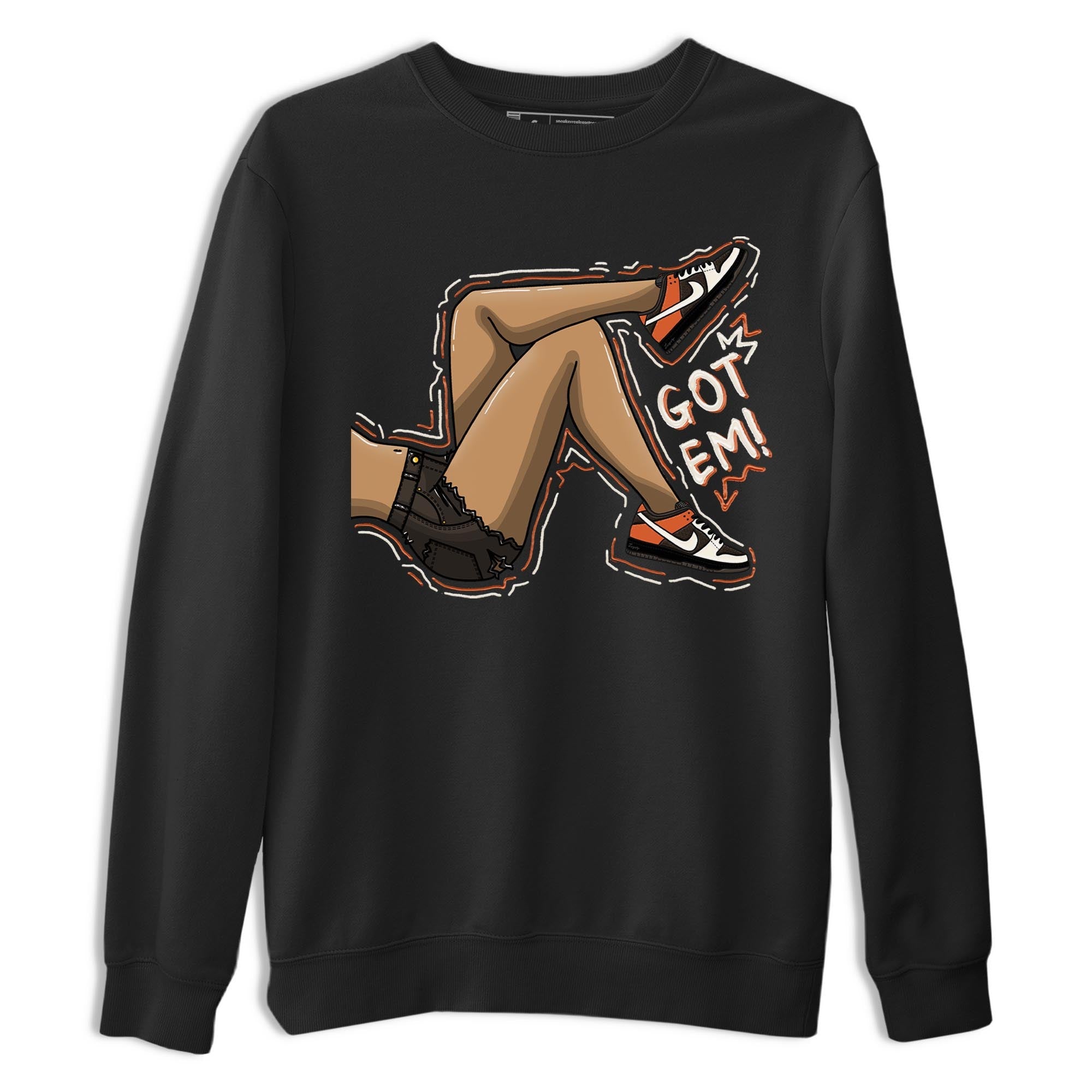 Nike Low Dunk Red Panda shirt to match jordans Got Em Legs sneaker tees Nike Dunk Red Panda SNRT Sneaker Tees Unisex Streetwear Clothing Black 2 T-Shirt