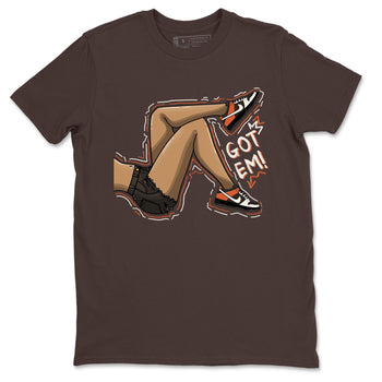 Nike Low Dunk Red Panda shirt to match jordans Got Em Legs sneaker tees Nike Dunk Red Panda SNRT Sneaker Tees Unisex Streetwear Clothing Dark Chocolate 2 T-Shirt