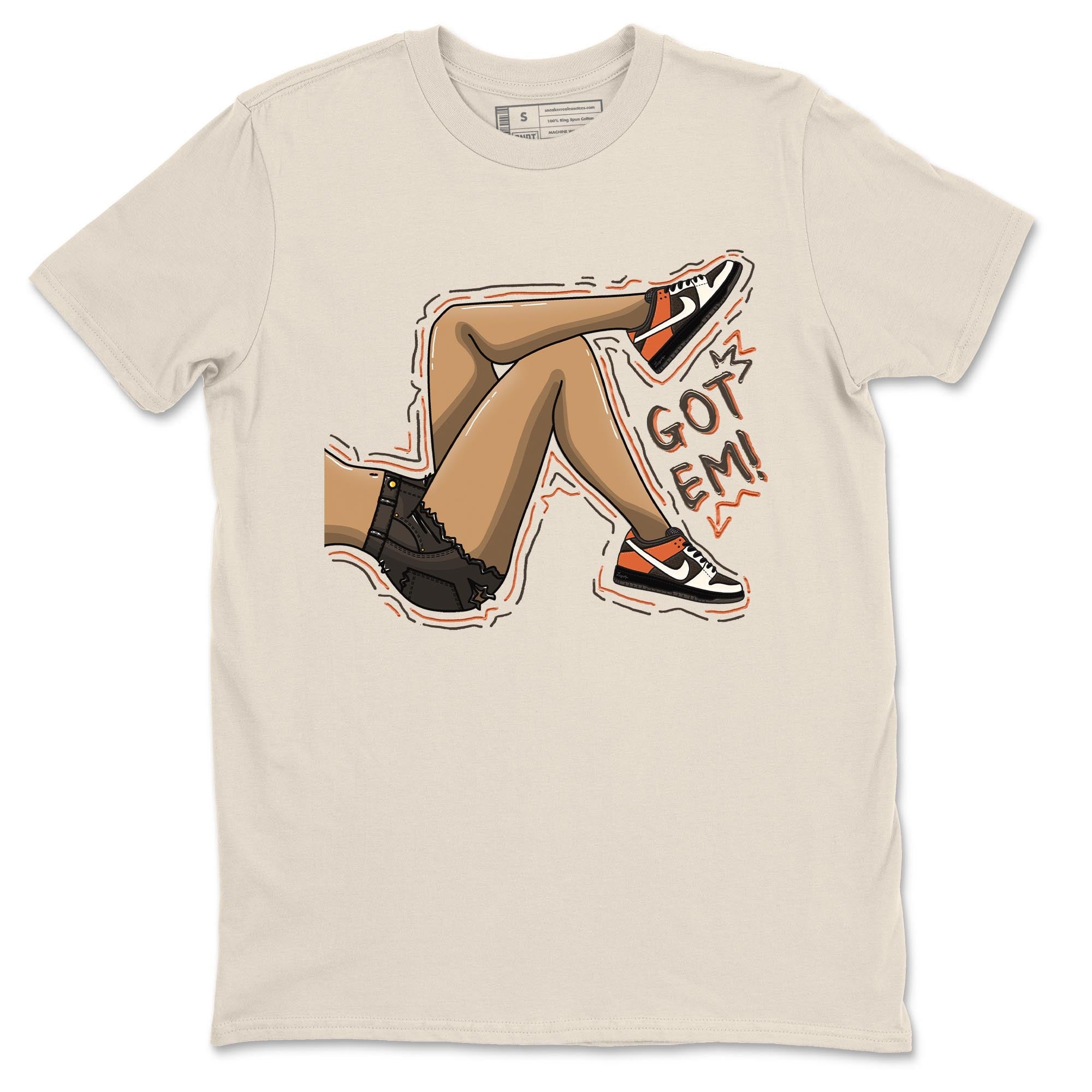 Nike Low Dunk Red Panda shirt to match jordans Got Em Legs sneaker tees Nike Dunk Red Panda SNRT Sneaker Tees Unisex Streetwear Clothing Natural 2 T-Shirt