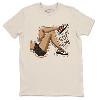 Nike Low Dunk Red Panda shirt to match jordans Got Em Legs sneaker tees Nike Dunk Red Panda SNRT Sneaker Tees Unisex Streetwear Clothing Natural 2 T-Shirt