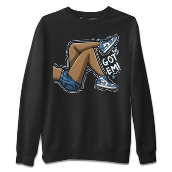Jordan 1 Denim Sneaker Match Tees Got Em Legs Sneaker Tees Jordan 1 Denim Sneaker Release Tees Unisex Shirts