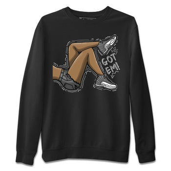 Jordan 12 Stealth Sneaker Match Tees Got Em Legs Sneaker Tees Jordan 12 Stealth Sneaker Release Tees Unisex Shirts