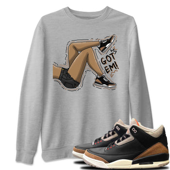 Jordan 3 Desert Elephant Sneaker Match Tees Got Em Legs Sneaker Tees Jordan 3 Desert Elephant Sneaker Release Tees Unisex Shirts
