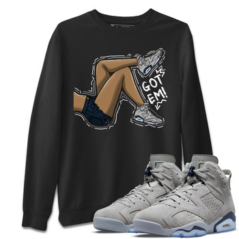 Jordan 6 Georgetown Sneaker Match Tees Got Em Legs Sneaker Tees Jordan 6 Georgetown Sneaker Release Tees Unisex Shirts