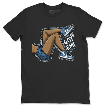 Jordan 1 Denim Sneaker Match Tees Got Em Legs Sneaker Tees Jordan 1 Denim Sneaker Release Tees Unisex Shirts