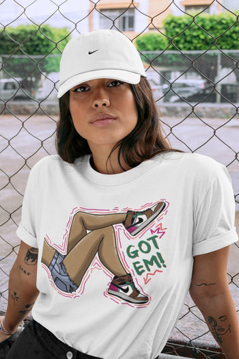 Jordan 1 Hand Crafted Sneaker Match Tees Got Em Legs Sneaker Tees Jordan 1 Hand Crafted Sneaker Release Tees Unisex Shirts