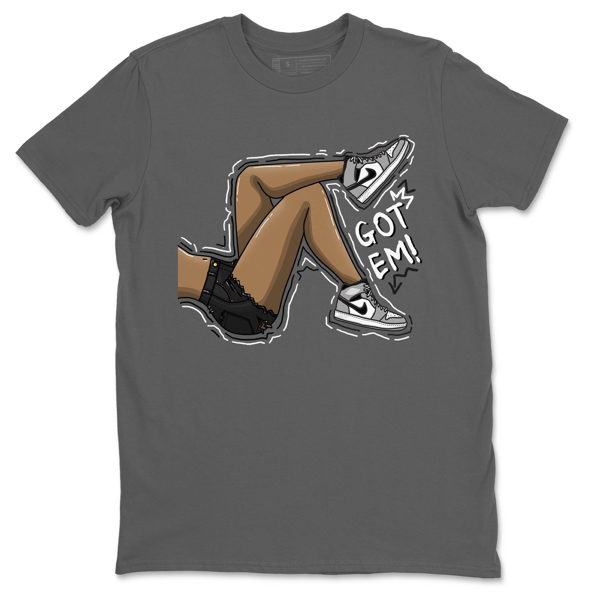 Jordan 1 Light Smoke Grey Sneaker Match Tees Got Em Legs Sneaker Tees Jordan 1 Light Smoke Grey Sneaker Release Tees Unisex Shirts