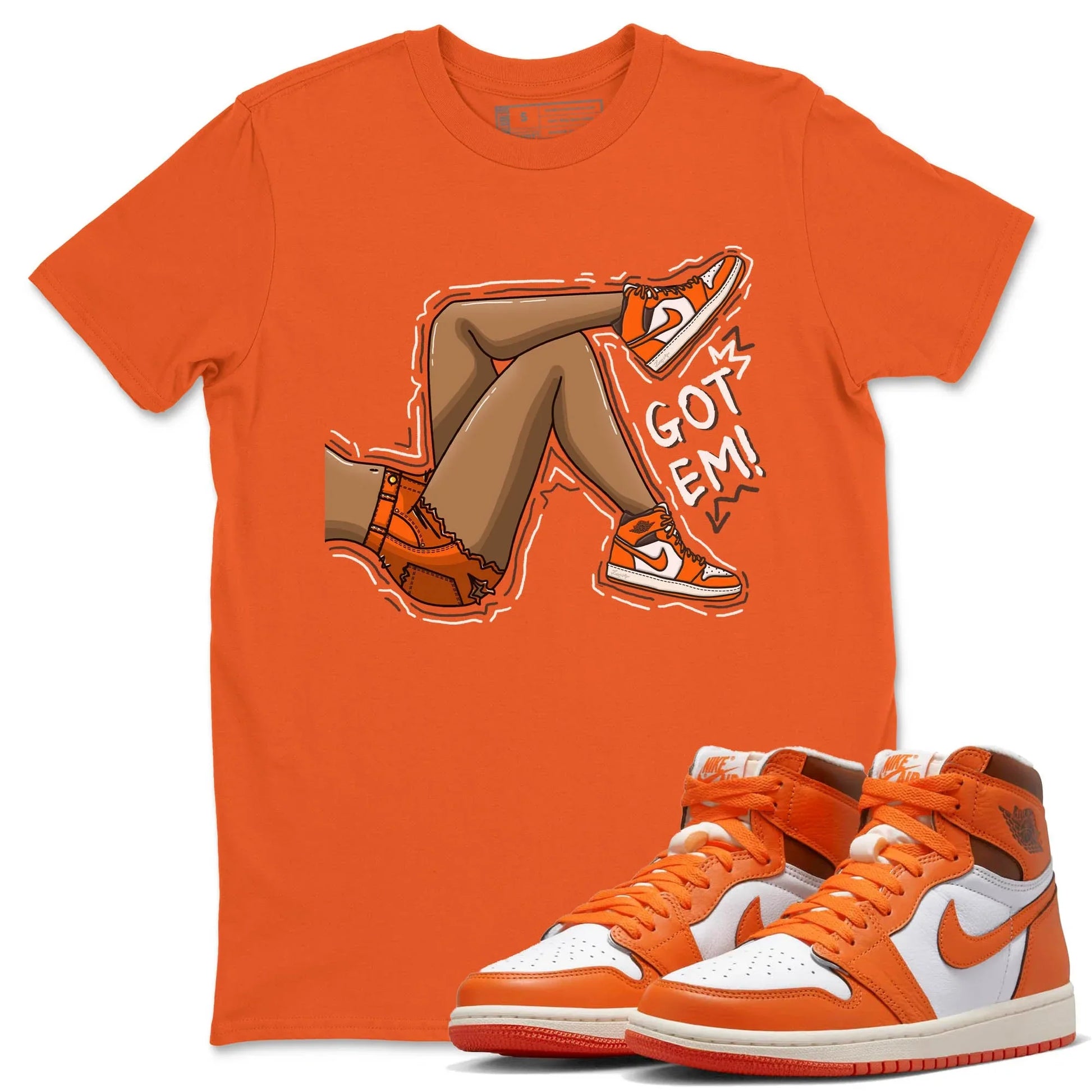 Jordan 1 Starfish Sneaker Match Tees Got Em Legs Sneaker Tees Jordan 1 Starfish Sneaker Release Tees Unisex Shirts