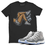 Jordan 11 Cool Grey Sneaker Match Tees Got Em Legs Sneaker Tees Jordan 11 Cool Grey Sneaker Release Tees Unisex Shirts