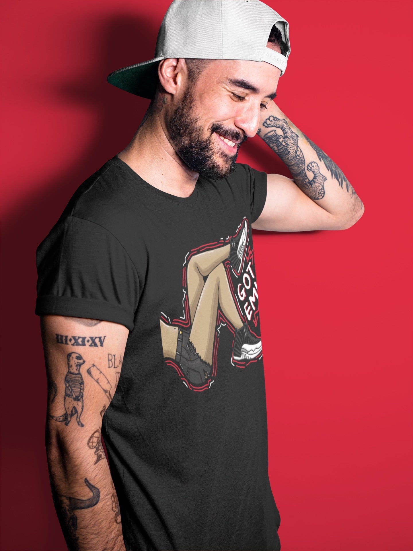 Jordan 12 Playoffs Sneaker Match Tees Got Em Legs Sneaker Tees Jordan 12 Playoffs Sneaker Release Tees Unisex Shirts