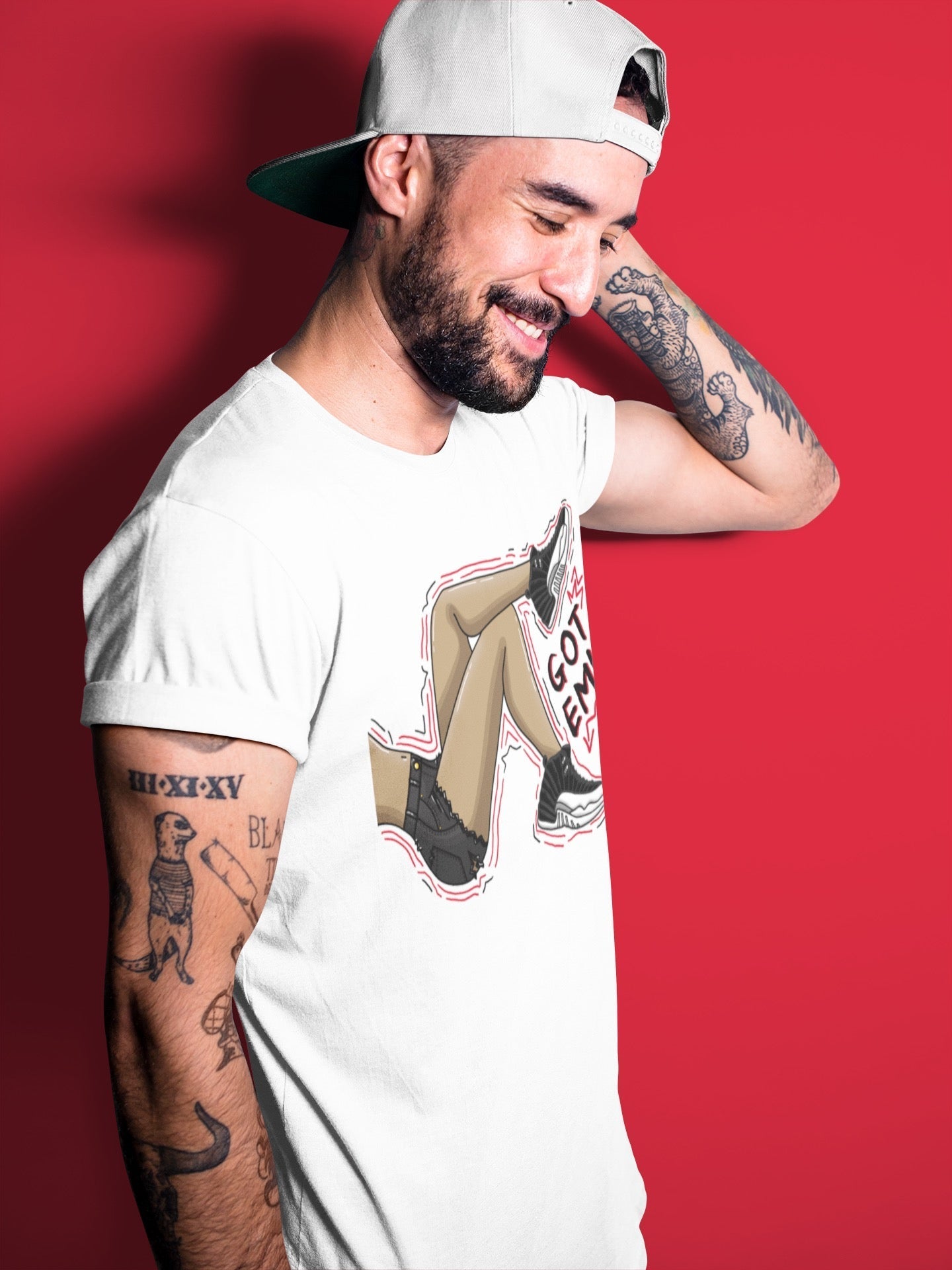 Jordan 12 Playoffs Sneaker Match Tees Got Em Legs Sneaker Tees Jordan 12 Playoffs Sneaker Release Tees Unisex Shirts