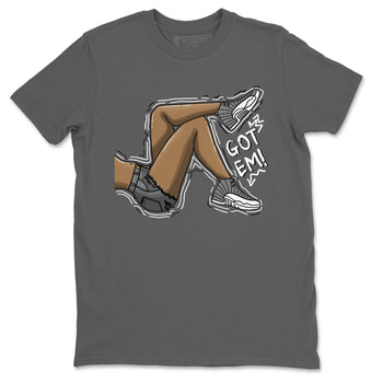Jordan 12 Stealth Sneaker Match Tees Got Em Legs Sneaker Tees Jordan 12 Stealth Sneaker Release Tees Unisex Shirts