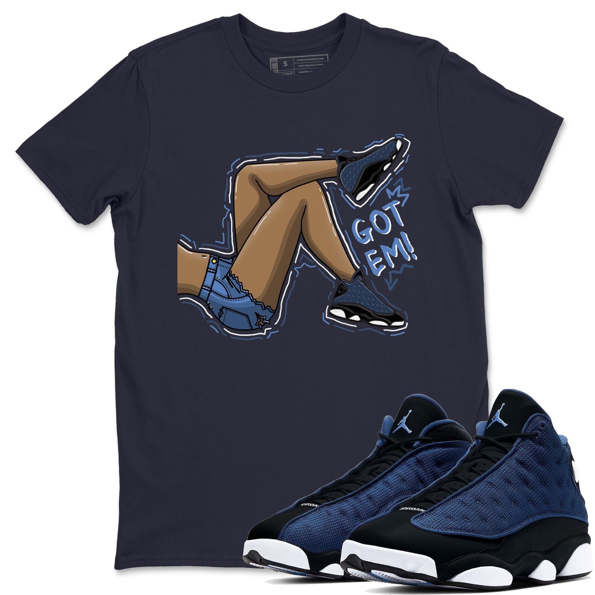 Jordan 13 Brave Blue Sneaker Match Tees Got Em Legs Sneaker Tees Jordan 13 Brave Blue Sneaker Release Tees Unisex Shirts