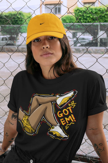 Jordan 13 Del Sol Sneaker Match Tees Got Em Legs Sneaker Tees Jordan 13 Del Sol Sneaker Release Tees Unisex Shirts