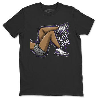 Jordan 3 Dark Iris Sneaker Match Tees Got Em Legs Sneaker Tees Jordan 3 Dark Iris Sneaker Release Tees Unisex Shirts