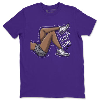 Jordan 3 Dark Iris Sneaker Match Tees Got Em Legs Sneaker Tees Jordan 3 Dark Iris Sneaker Release Tees Unisex Shirts