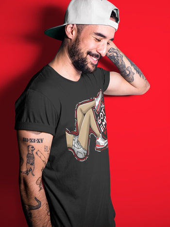 Jordan 3 Fire Red Sneaker Match Tees Got Em Legs Sneaker Tees Jordan 3 Fire Red Sneaker Release Tees Unisex Shirts