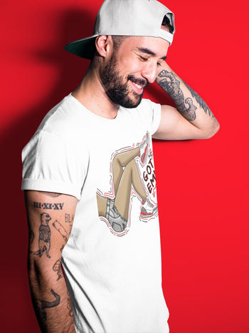 Jordan 3 Fire Red Sneaker Match Tees Got Em Legs Sneaker Tees Jordan 3 Fire Red Sneaker Release Tees Unisex Shirts