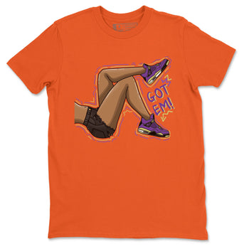 Jordan 4 Canyon Purple Sneaker Match Tees Got Em Legs Sneaker Tees Jordan 4 Canyon Purple Sneaker Release Tees Unisex Shirts