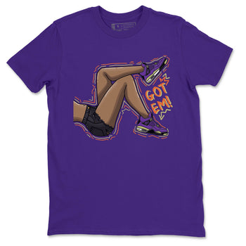 Jordan 4 Canyon Purple Sneaker Match Tees Got Em Legs Sneaker Tees Jordan 4 Canyon Purple Sneaker Release Tees Unisex Shirts