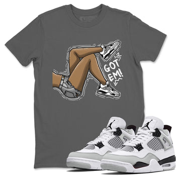 Jordan 4 Military Black Sneaker Match Tees Got Em Legs Sneaker Tees Jordan 4 Military Black Sneaker Release Tees Unisex Shirts